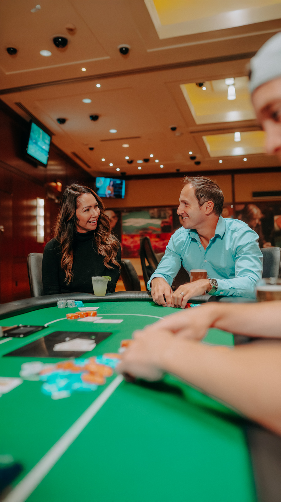People at a casino table