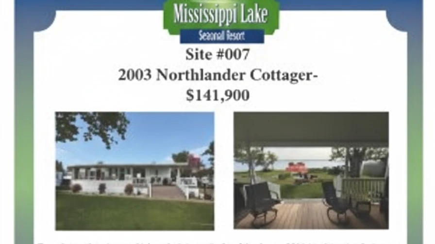 2023 Northlander Cottager - Mississippi Lake Seasonal Resort