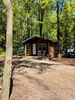Windmill Family Campground-tree canopy-camping cabin-cottages